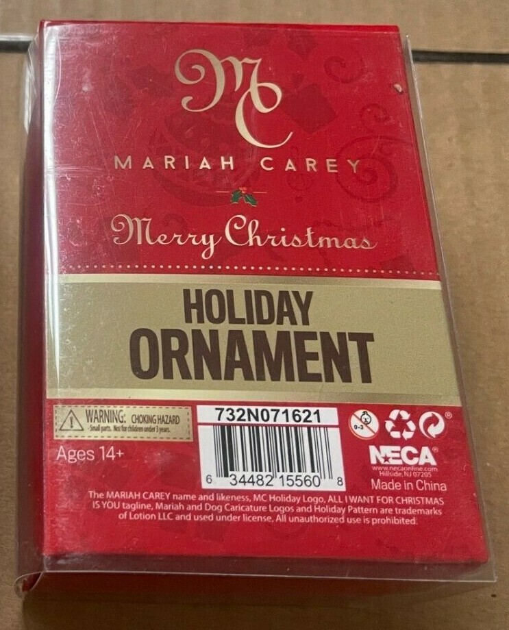 MARIAH CAREY OFFICIAL 2021 MERRY CHRISTMAS HOLIDAY ORNAMENT MC30