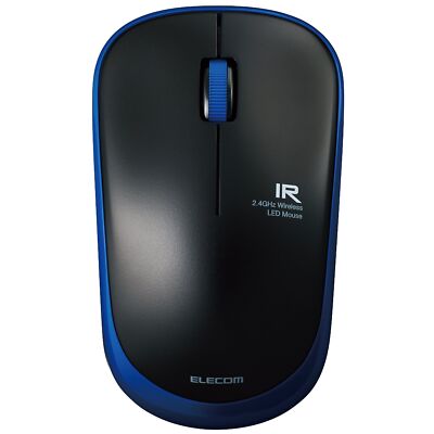 ELECOM Mouse Wireless Receiver Included M Size 3 Buttons Quiet IR Sensor Energy
