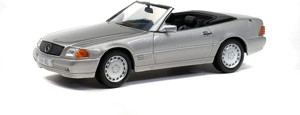 MERCEDES BENZ 500 SL CLASS R129 1989 ARGENTO SOLIDO S4304000 1/43 KLASSE ARGENTO - Immagine 2 di 4