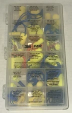 3M E-A-R Listen Up Sample Box 319-1001 18 Pair 25-33dB NOS Hearing Earplugs NOS