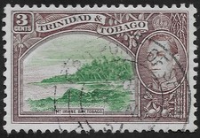 Trinidad & Tobago 1938 3c Landscapes and Buildings  Used F-VF (LBX)