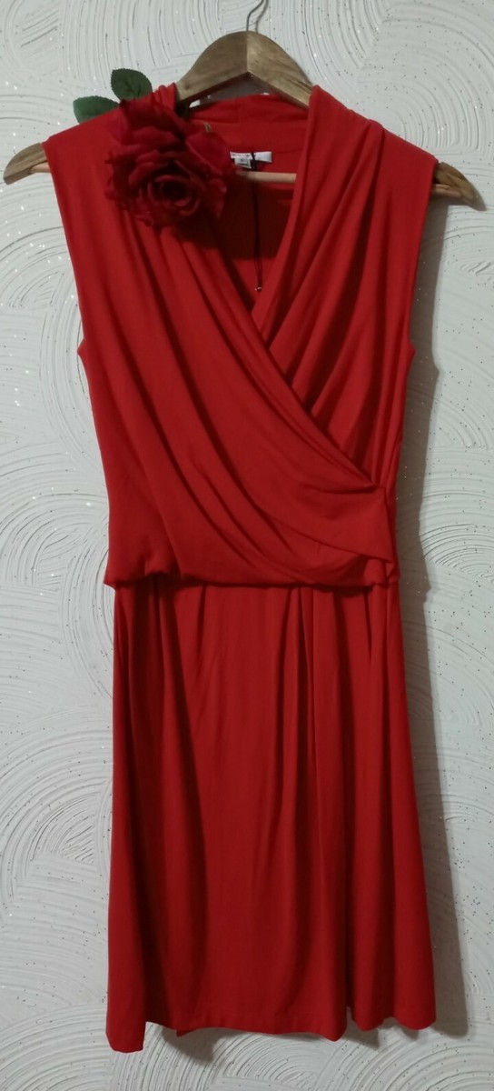 strapless open back dress Red Gazaar Sleeveless Dress 40