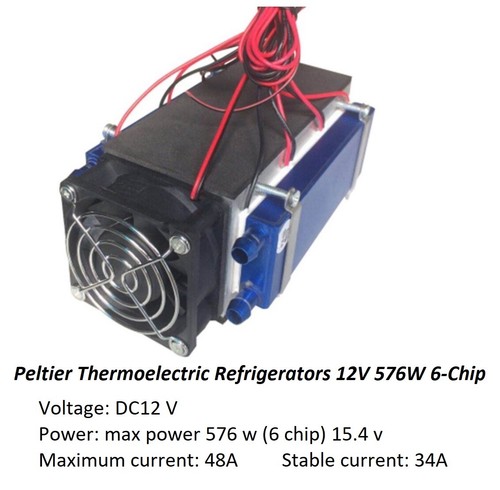 Kit Di Raffreddamento Peltier Fai-da-te 12v Semiconduttore Cooler Peltier Cooling System, Kit Modulo Dissipatore + Thermos | IT - Foto 5