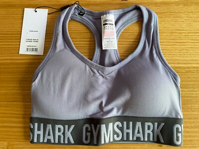 Gymshark Women's Fit Seamless Sports Bra, Intense Steel Blue, X