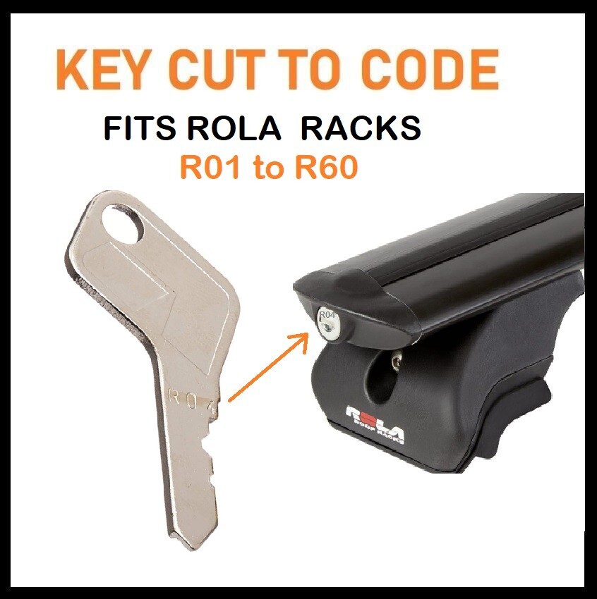 Roof Rack Key Code Roof Rack Key Replacement For Rola Roof Rack Key Cut To Code R01 to R60 ...