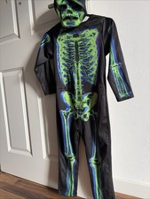 Kostüm Skelett Mit Maske Gr 110/116