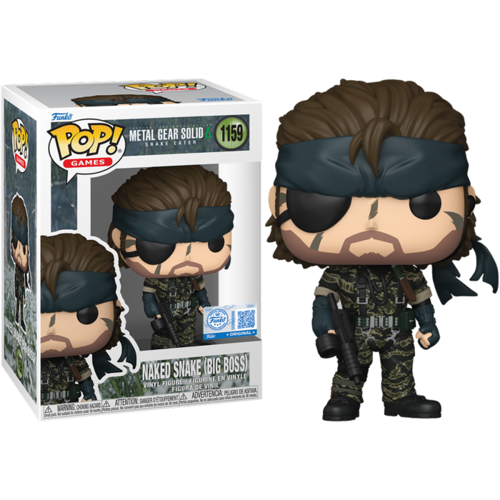 Metal Gear Solid Naked Snake Big Boss Pop! Vinyl #1159 | eBay
