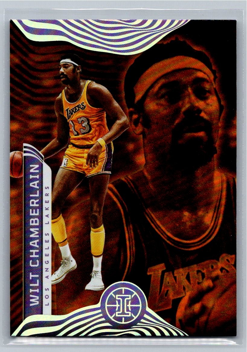 2021-22 Panini Illusions #126 Wilt Chamberlain Orange Los Angeles Lakers