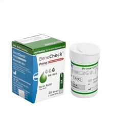 BENECHECK Prime Uric Acid 1 Box 25 Strips Test Strips Original