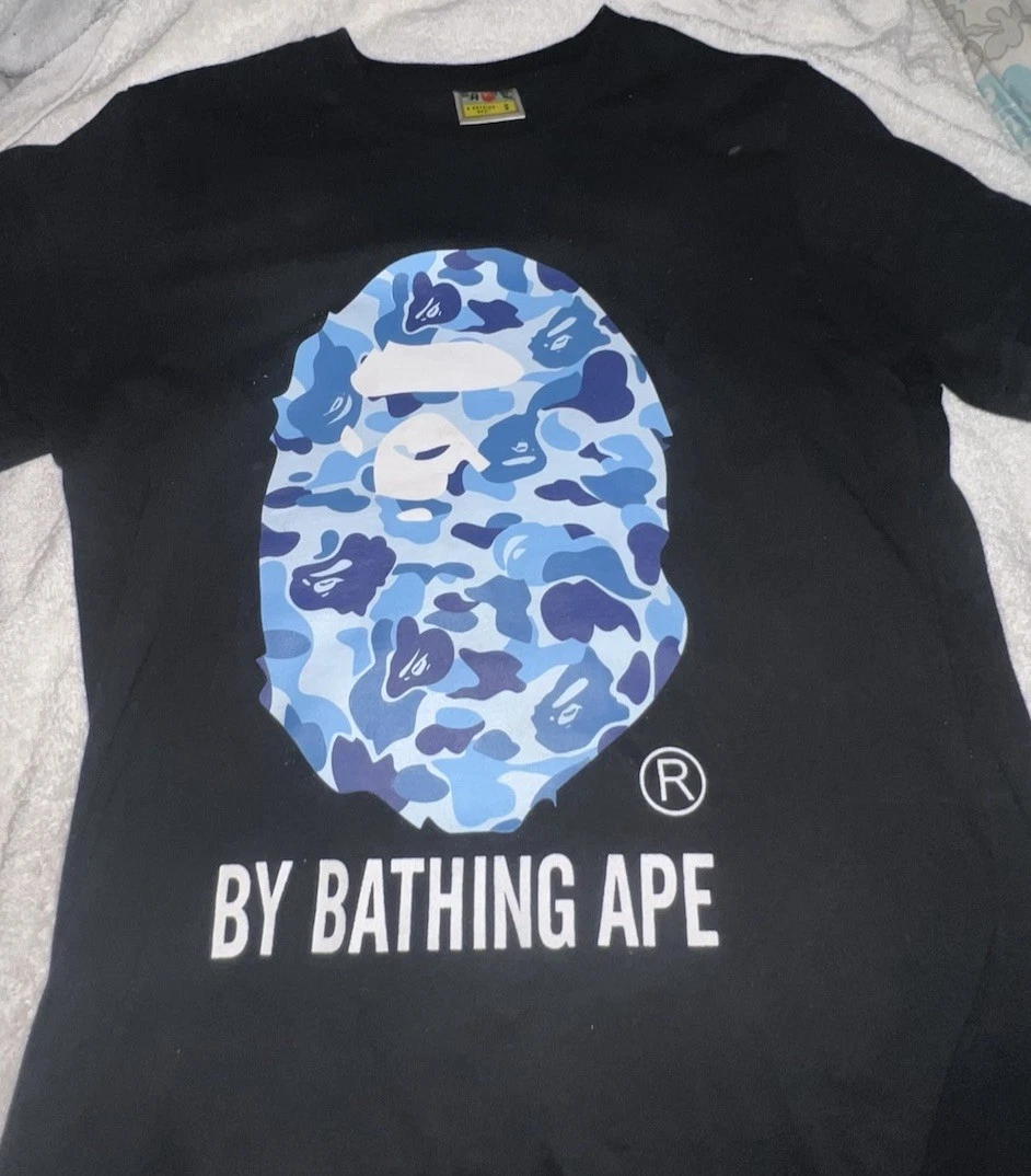 A Bathing Ape Short Sleeve Blue Shirts for Men for sale | eBay