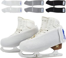 SkatingSpirit Skate Boot Covers for Roller Skating Figure Adult, White