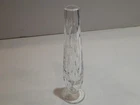 Vintage Waterford Crystal Line Facet Bud Vase Rainfall Pattern Discontinued 7"