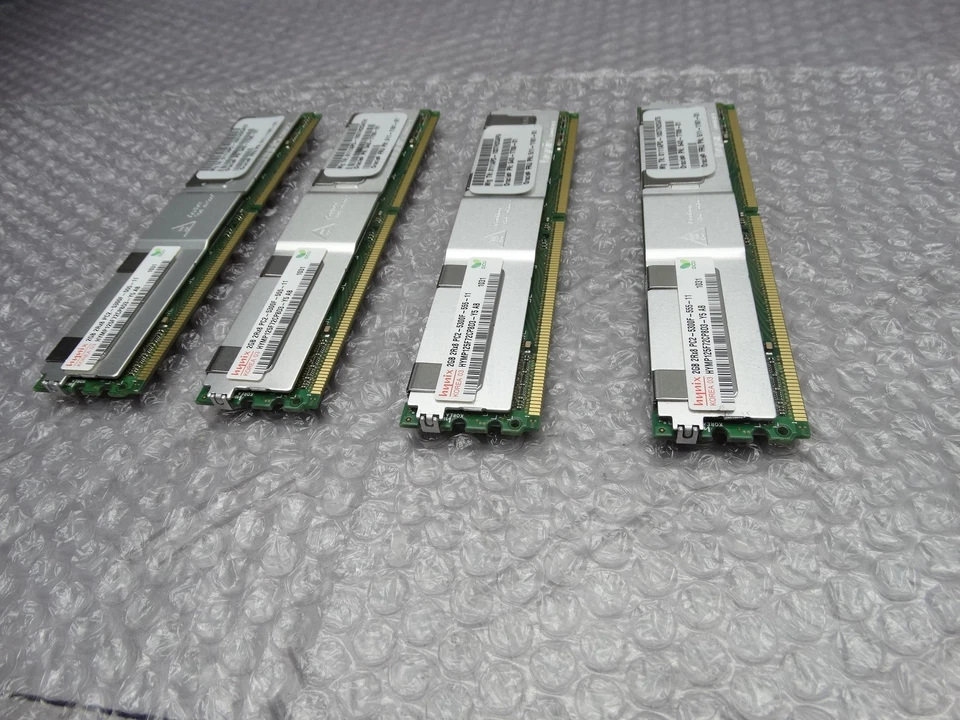 Hynix 8GB (4x2GB) PC2-5300F 240-Pin DDR2 HYMP151F72CP4N3-Y5 Memory Ram - Image 3 of 4