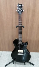 PRS SE ONE Electric Guitar Black Used From Japan with Soft Case