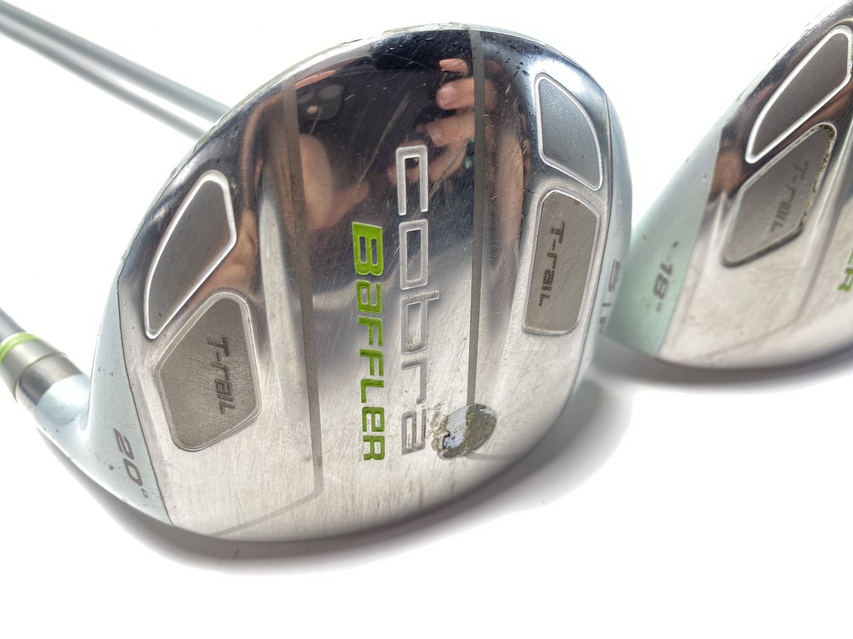 Cobra Baffler T-Rail 3 & 5 Fairway Wood Set 18* 20* Baffler Ladies