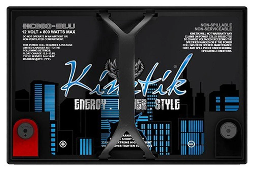 Batería de repuesto Kinetik HC800-BLU 12V 800 vatios para Odyssey PC1200 Foto 2 de 4