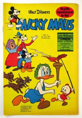 Micky Maus 1965 Heft 26 vom 26 Juni 1965 Walt Disney Original Ehapa Verlag - Bild 1 von 4