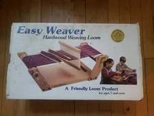 VTG EASY WEAVER Hardwood Woven Handloom Harrisville Designs Tabletop Shuttle