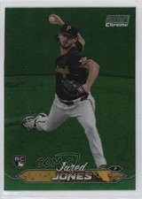 2024 Topps Stadium Club Chrome Green Refractor Jared Jones #72 1e3h