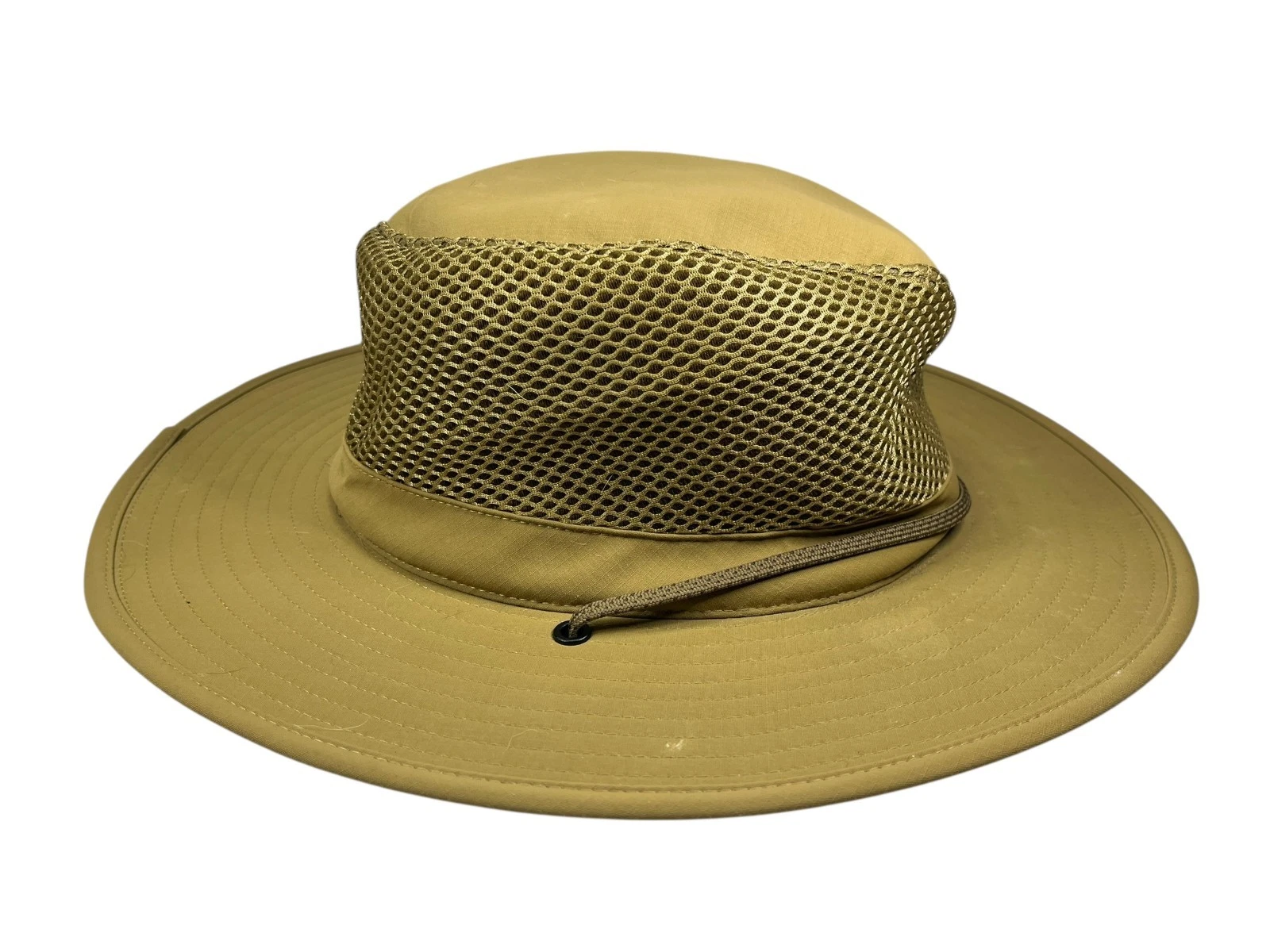 REI CO-OP Brown Nylon WIDE-BRIM SUN HAT Summer Hike Fishing Boat Beach Sz XL