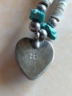 Vintage Native American Heart Necklace With Maker's Mark — photo 3