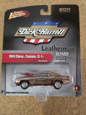 Johnny Lightning Dick Harrell 1969 Chevy Camaro Zl 1 Leatherman