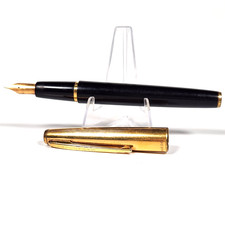 Vintage Waterman Mini Fountain Pen Black Barr...
