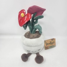 Greenhouse by Russ Anthurium Flamingo Flower Heart Plush Potted Plant Hawaii
