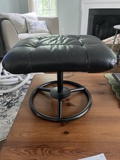 vintage połowa wieku nowoczesne retro winylowe otomana chirsorks