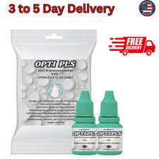 Cataract Eye Drops with 4.5 NAC, N-Acetylcarnosine 15ml Vial 2 pack