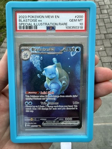 Blastoise EX 200/165 PSA 10 Gem Mint SV Scarlet & Violet 151 Mew