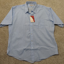 NWT Vintage McGregor classic blue shirt New Classic office look w pocket 17