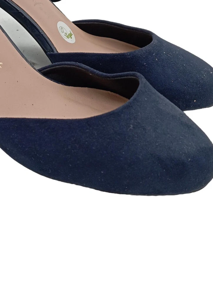 NEW LOOK Escarpin à bride arrière Dames Escarpins T EU 37 bleu élégant - Photo 3/4