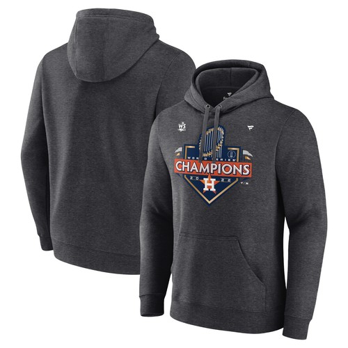 Men's Fanatics Heather Charcoal Houston Astros 2022 World Series Champions