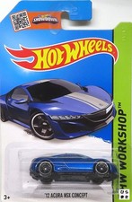 Acura NSX Concept One Sixty Four Blue Silver Hot Wheels HW Diecast Model Car
