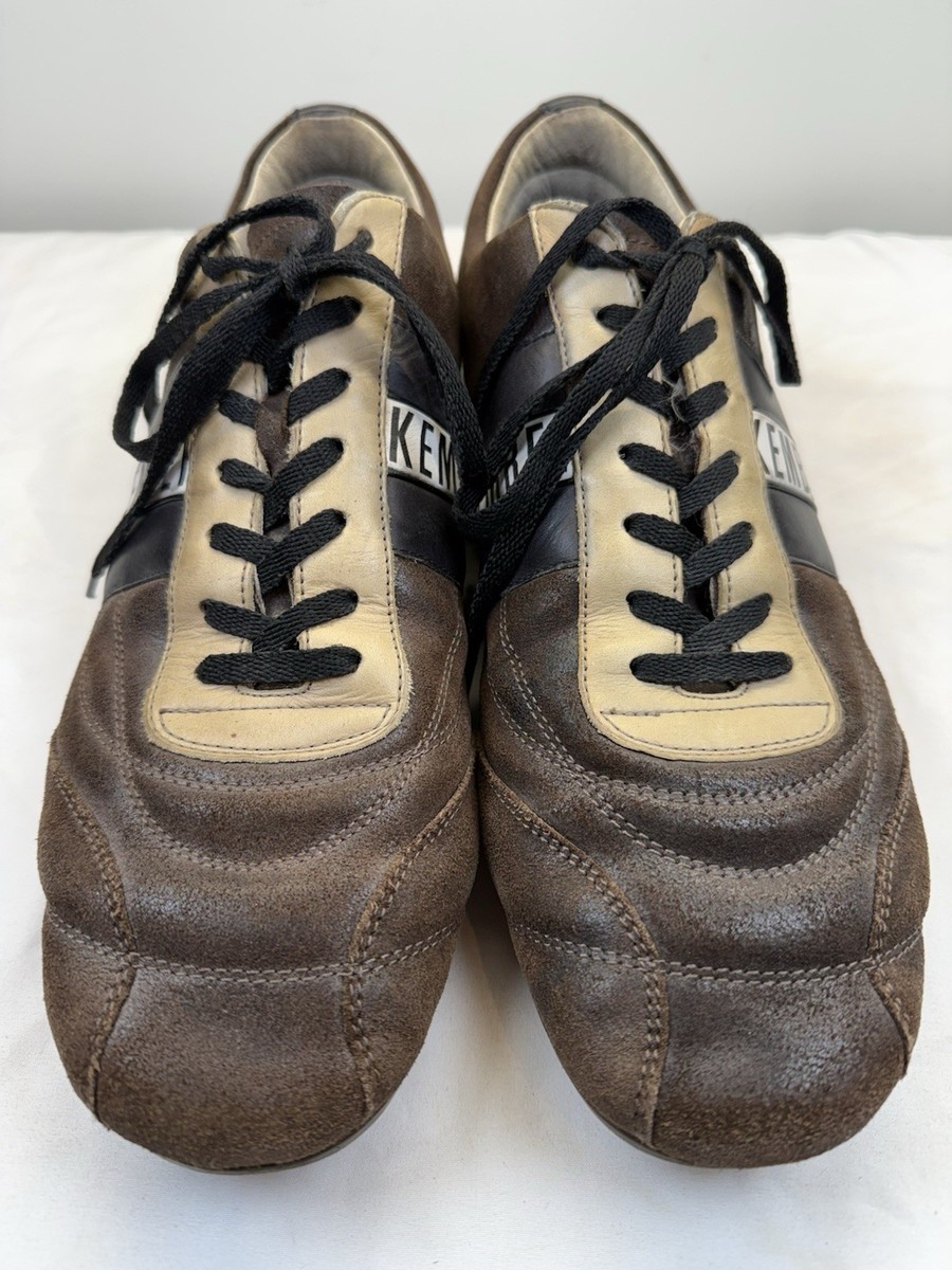 old DIRK BIKKEMBERGS レザーシューズ 厚底 名作 本人期 Dirk Bikkembergs Archival Footbal Leather Low Trainers 39 | eBay