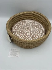 Bread Warmer Basket with Stone - Bread Baskets for Serving Tortilla, Sourdough