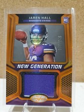 2023 Panini Certified - New Generation Jerseys Jaren Hall Mirror Orange /249 RC