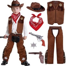 Spooktacular Creations Halloween Cowboy Hat Costume for Boys, Kids Western Costu