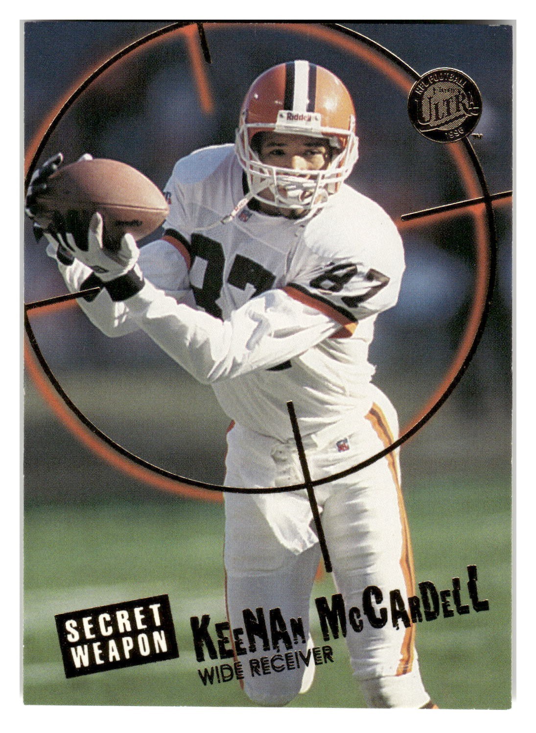 1996 Ultra #196 Keenan McCardell SW ~ Cleveland Browns SECRET WEAPON