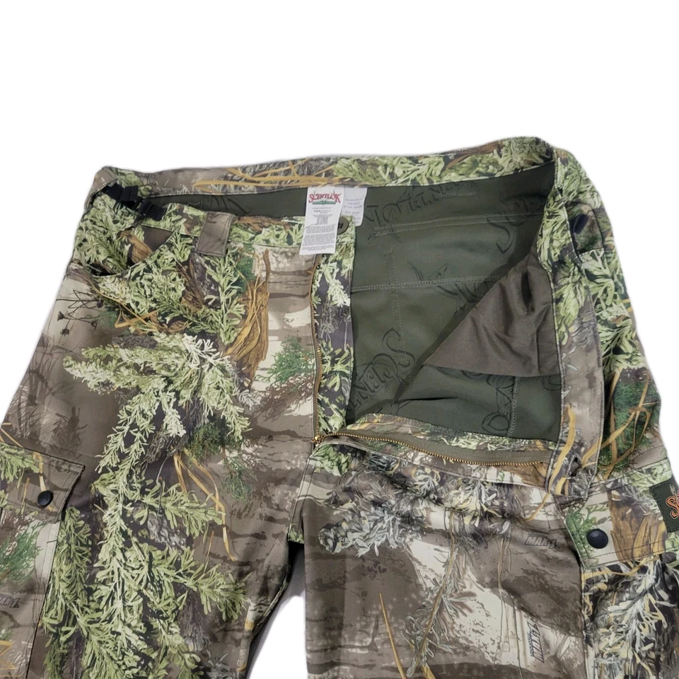 Scent Lok Hunting Pants Camo Advantage Max Adjustable Waist Cargo Mens 2xl 44X32 - Image 3 of 4