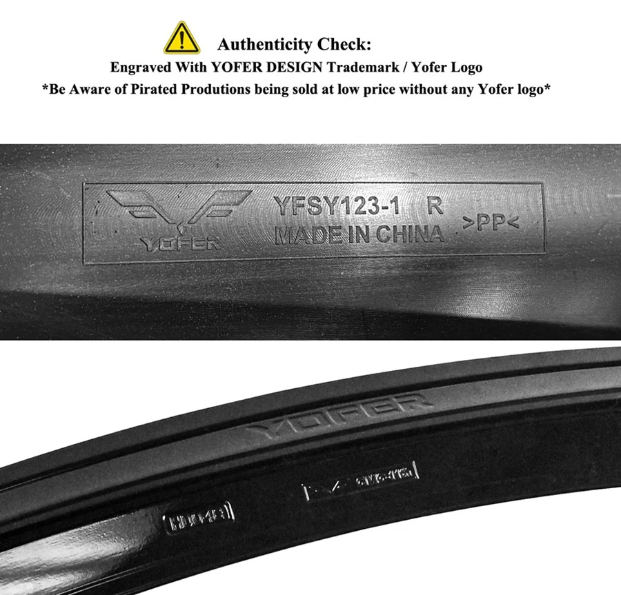 适用于 2025 - 2026 特斯拉 Model Y Juniper Yofer 光泽黑色后保险杠扩散器套件 — 第 4/4 张图片
