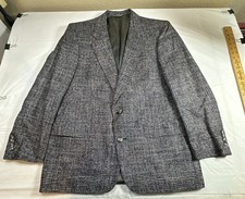 Christian Dior Monsieur Mens Silk Blazer Made Expressly For Dillard  s Black 42