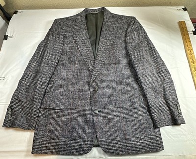 Christian Dior Monsieur Mens Silk Blazer Made Expressly For Dillard s Black 43R 