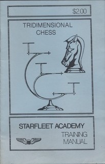 Tridimensional Chess Starfleet Training Manual Vintage (1980's ???)