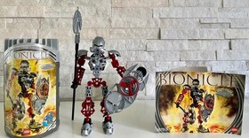 Bionicle Toa Hagah Warriors:  Iruini 8762 & Norik 8763 w/Canisters & Manuals