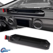Dashboard Phone Holder w/ Storage Tray Mount Bracket for Jeep Wrangler JL JT 18+