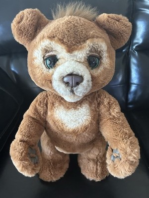 FurReal CUBBY THE CURIOUS BEAR - 17'' Interactive Talking Plush Toy - WORKS