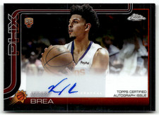 Koby Brea Chrome NBA 2025 Auto