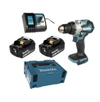 Makita DDF489RTJ 18V Akku-Bohrschrauber + 2X 5Ah Akku + Lader + Makpac 2